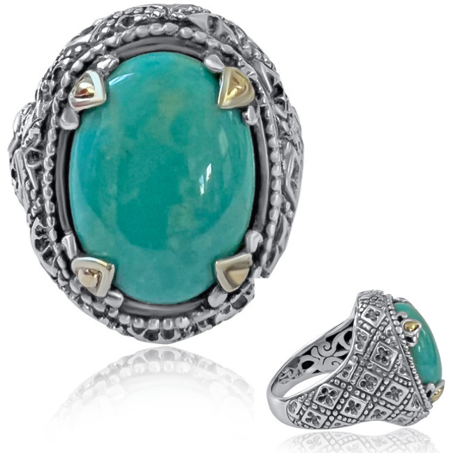 Clover Ring - Turquoise