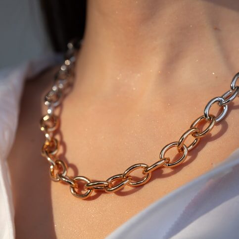 women's silver chain